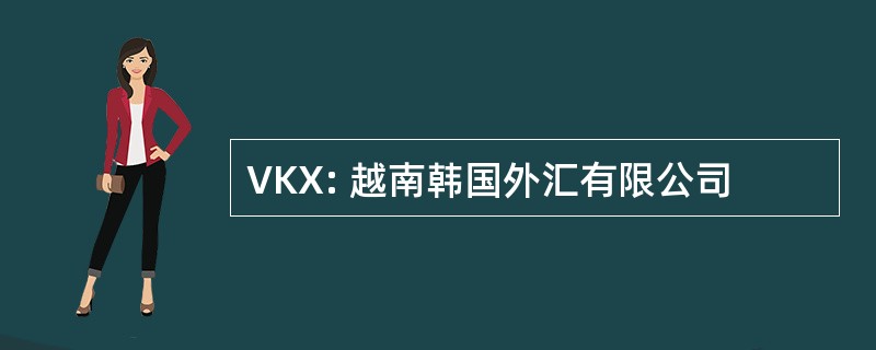 VKX: 越南韩国外汇有限公司