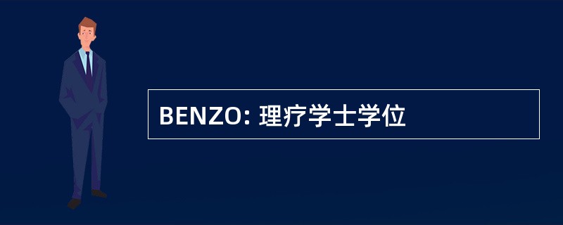 BENZO: 理疗学士学位