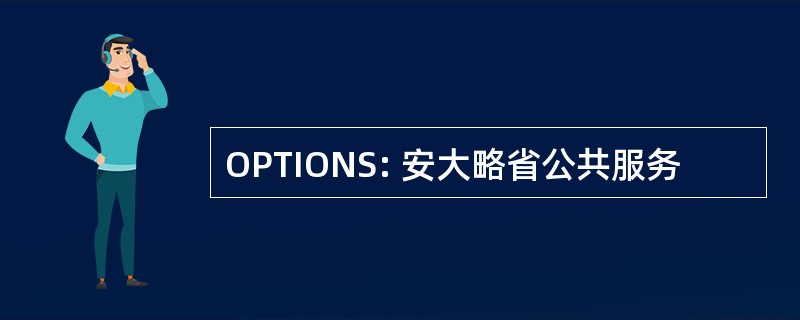 OPTIONS: 安大略省公共服务