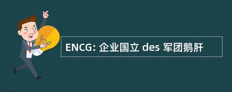 ENCG: 企业国立 des 军团鹅肝