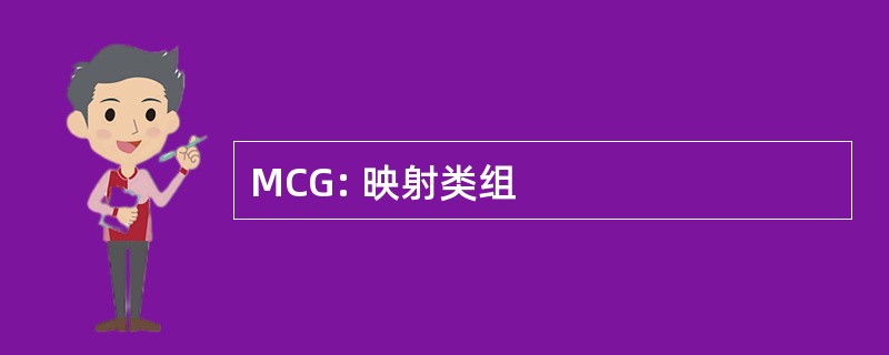 MCG: 映射类组