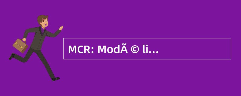 MCR: ModÃ © lisme 俱乐部 Rouchons