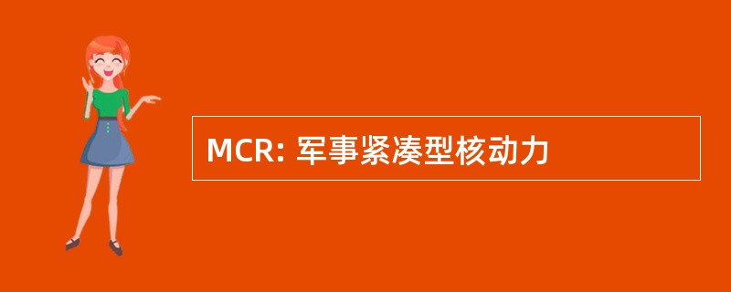 MCR: 军事紧凑型核动力