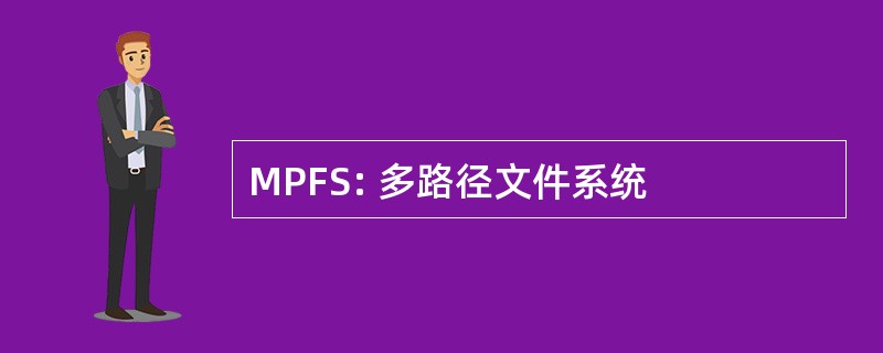 MPFS: 多路径文件系统