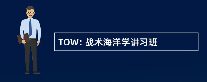 TOW: 战术海洋学讲习班