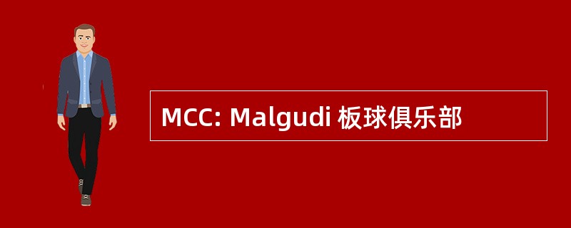 MCC: Malgudi 板球俱乐部