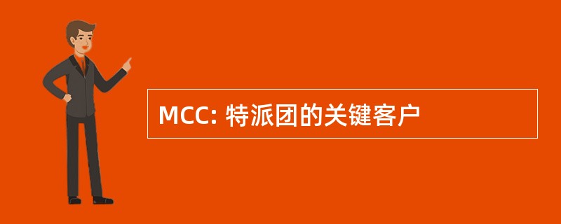 MCC: 特派团的关键客户