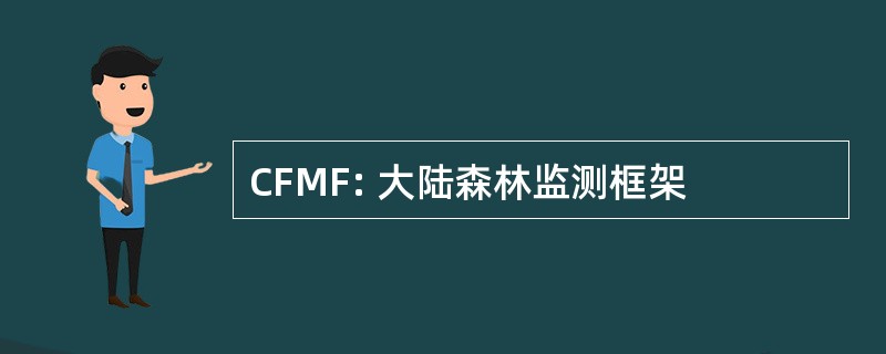 CFMF: 大陆森林监测框架