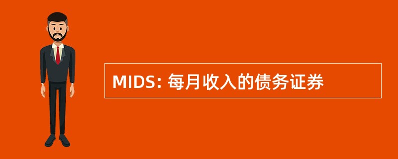 MIDS: 每月收入的债务证券