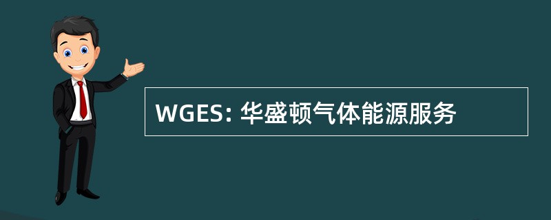 WGES: 华盛顿气体能源服务