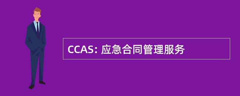 CCAS: 应急合同管理服务