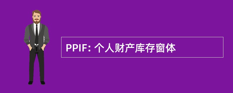 PPIF: 个人财产库存窗体