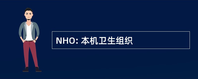 NHO: 本机卫生组织