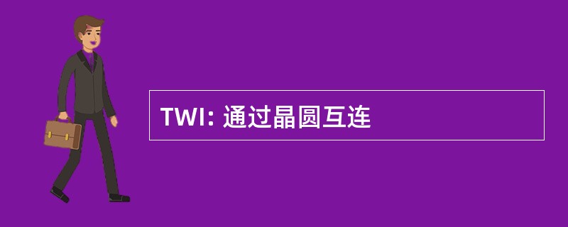 TWI: 通过晶圆互连