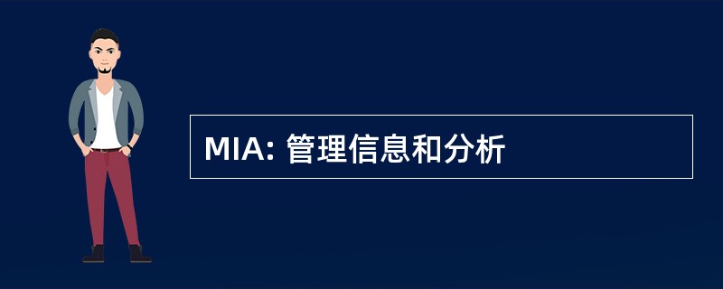 MIA: 管理信息和分析