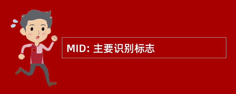 MID: 主要识别标志