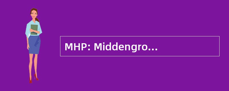 MHP: Middengroepen en 赫格尔三人 Personeel