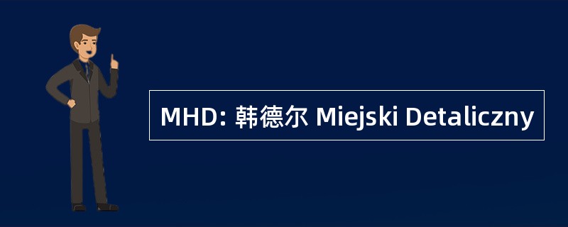 MHD: 韩德尔 Miejski Detaliczny