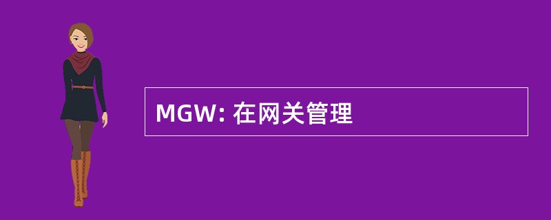 MGW: 在网关管理