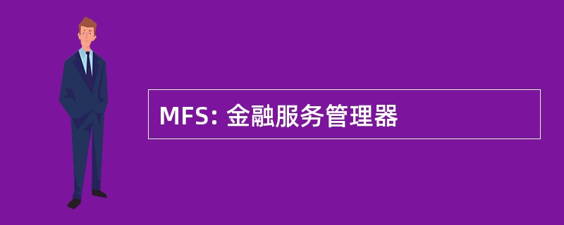 MFS: 金融服务管理器