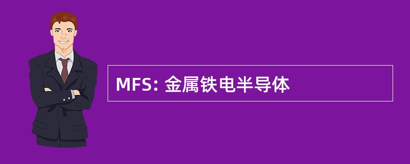 MFS: 金属铁电半导体