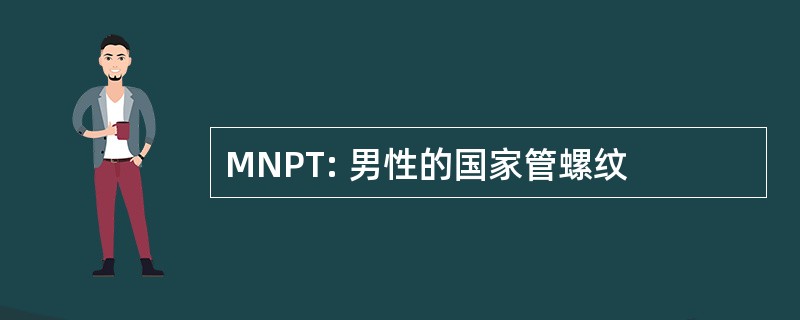 MNPT: 男性的国家管螺纹