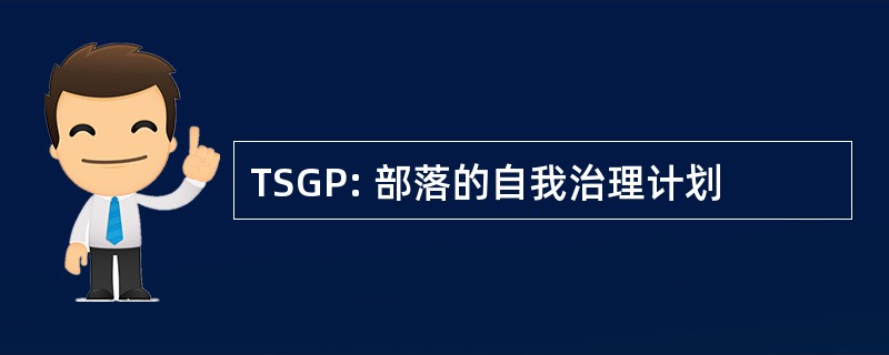 TSGP: 部落的自我治理计划