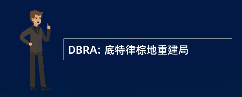 DBRA: 底特律棕地重建局