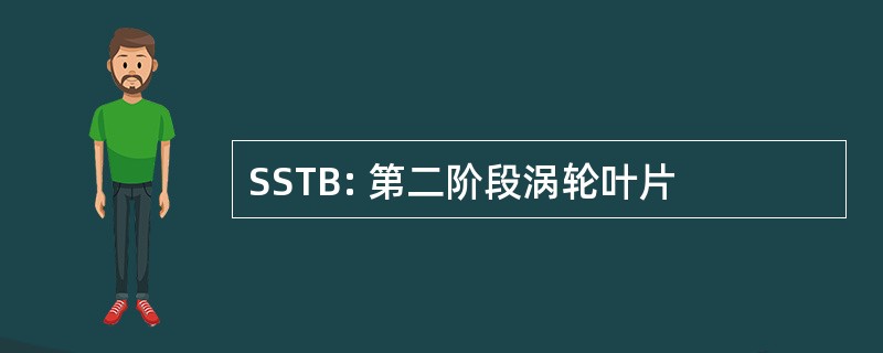 SSTB: 第二阶段涡轮叶片