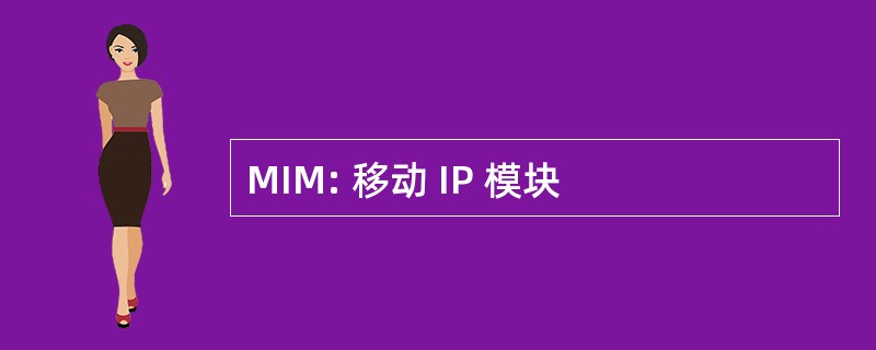 MIM: 移动 IP 模块