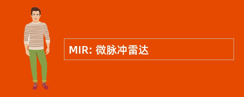 MIR: 微脉冲雷达