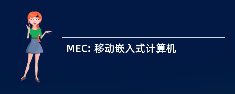 MEC: 移动嵌入式计算机