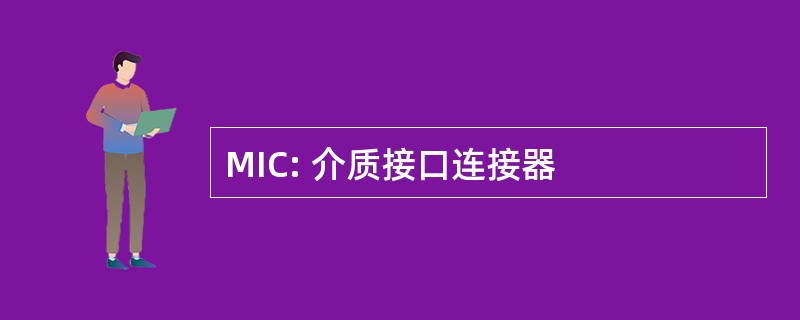 MIC: 介质接口连接器