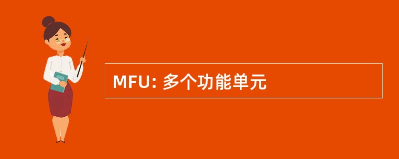 MFU: 多个功能单元