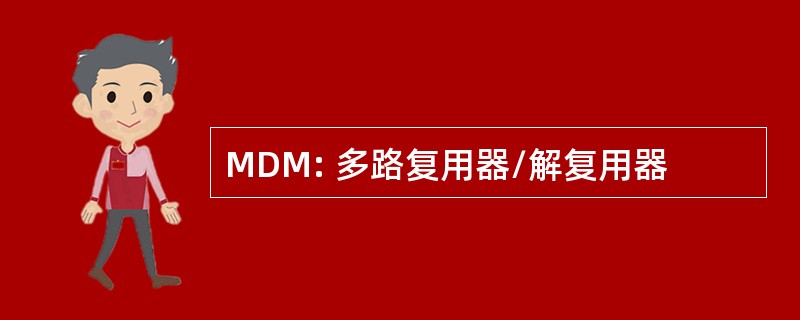 MDM: 多路复用器/解复用器