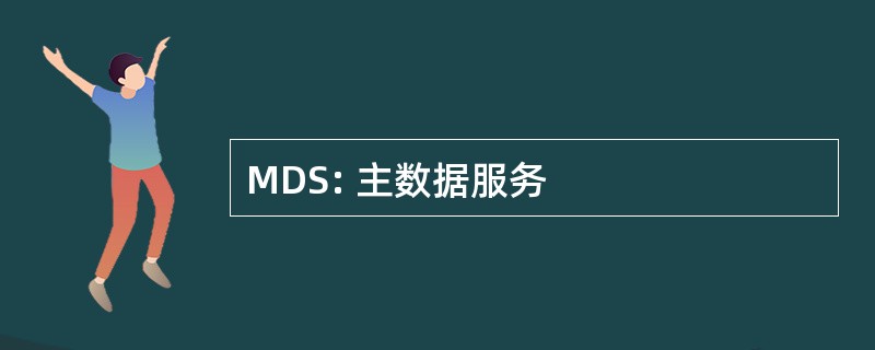 MDS: 主数据服务