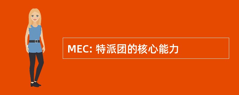 MEC: 特派团的核心能力