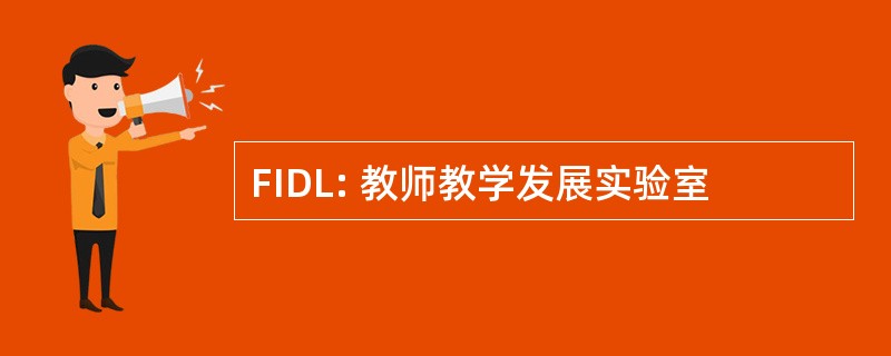 FIDL: 教师教学发展实验室