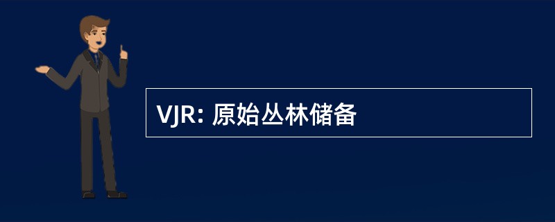 VJR: 原始丛林储备