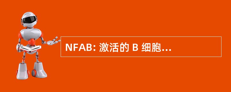 NFAB: 激活的 B 细胞的细胞核因子