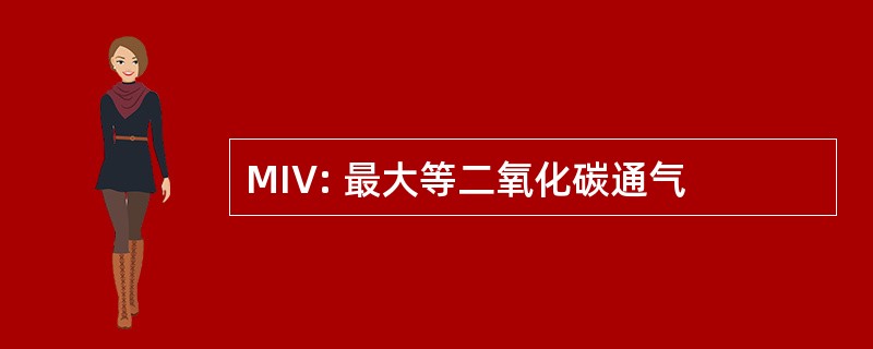 MIV: 最大等二氧化碳通气