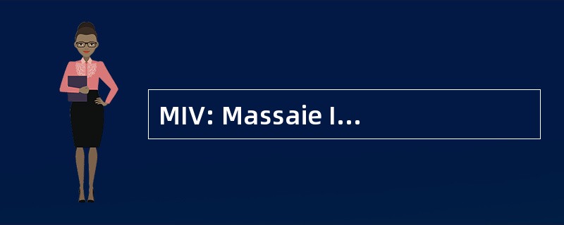 MIV: Massaie Improvvide 韦罗内西