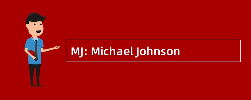 MJ: Michael Johnson