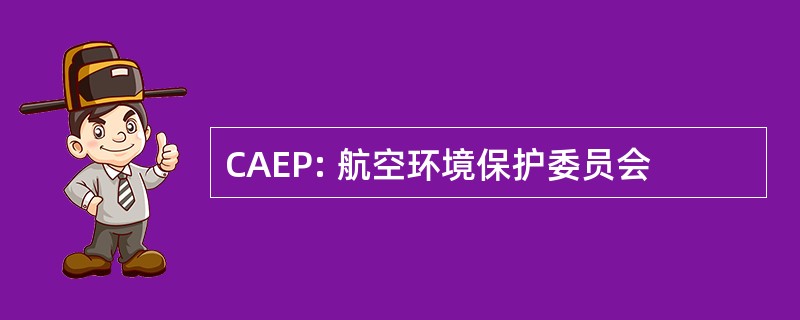 CAEP: 航空环境保护委员会