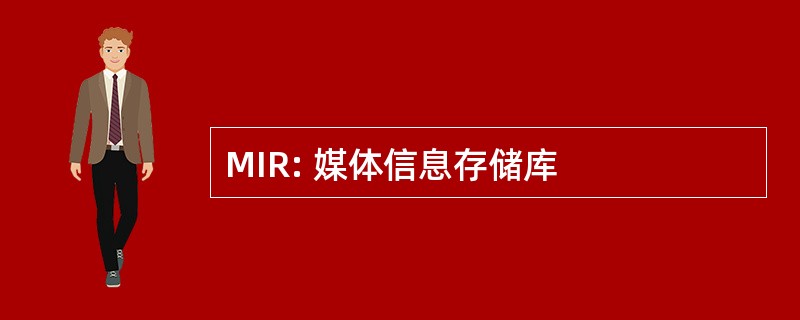 MIR: 媒体信息存储库