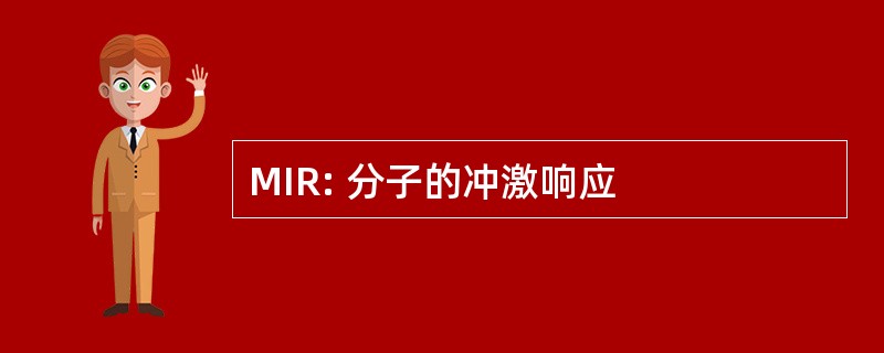 MIR: 分子的冲激响应