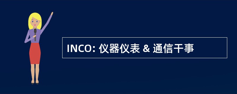 INCO: 仪器仪表 & 通信干事