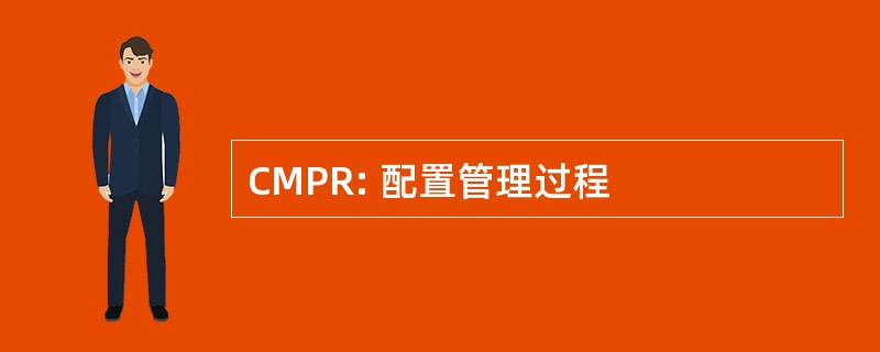 CMPR: 配置管理过程