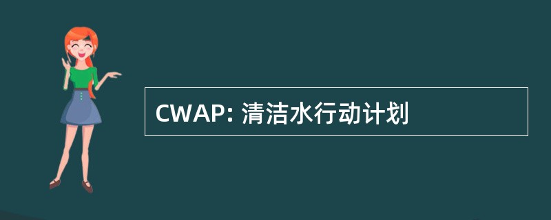 CWAP: 清洁水行动计划