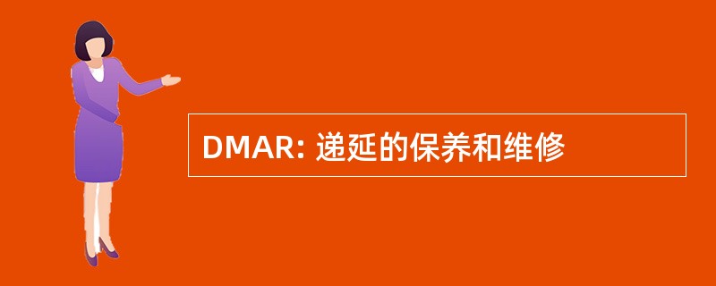 DMAR: 递延的保养和维修